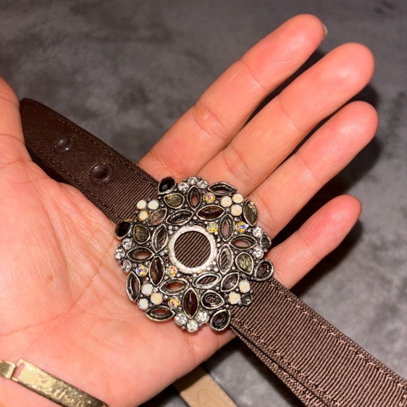 Talbots Other - Talbots Brown Belt with Ornate Buckle